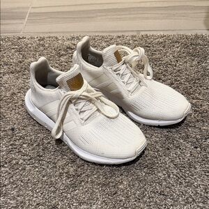 Adidas Cream Knit Sneakers